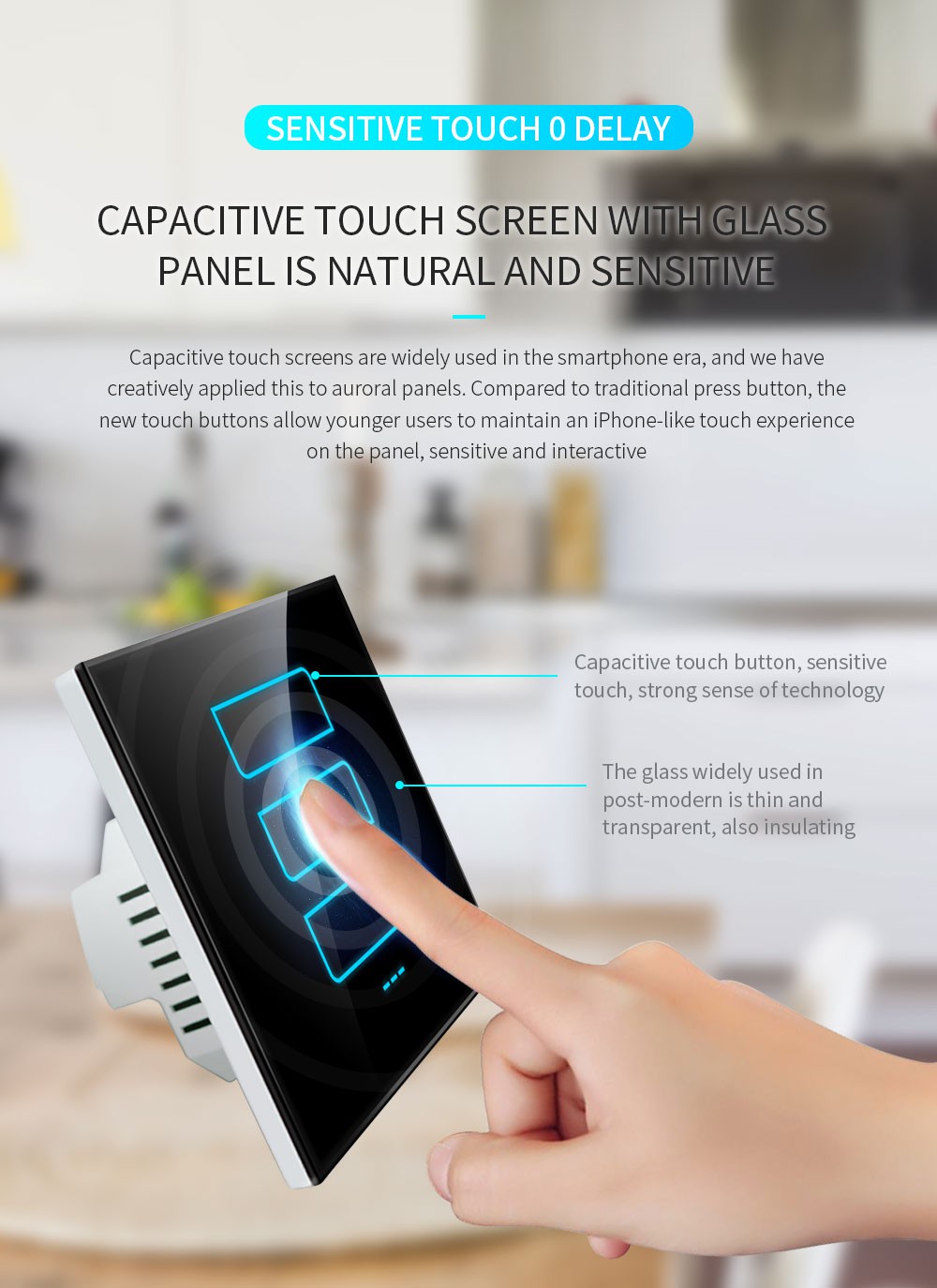 LANBON Color Switch WI-FI ZIGBEE Smart Switch L7-HS 05 LANBON Color Switch WI-FI ZIGBEE Smart Switch L7-HS 05