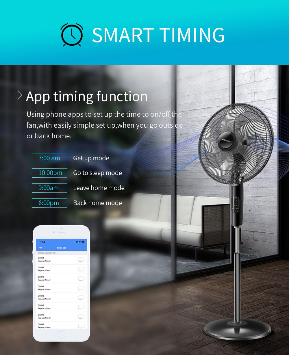 LANEON Color Switch wifi Zigbee Smart Fan Switch L7-HF-08 LANEON Color Switch wifi Zigbee Smart Fan Switch L7-HF-08